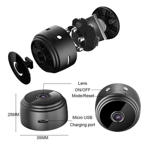 Combo 2x Mini Cámaras de Vigilancia WiFi 1080HD